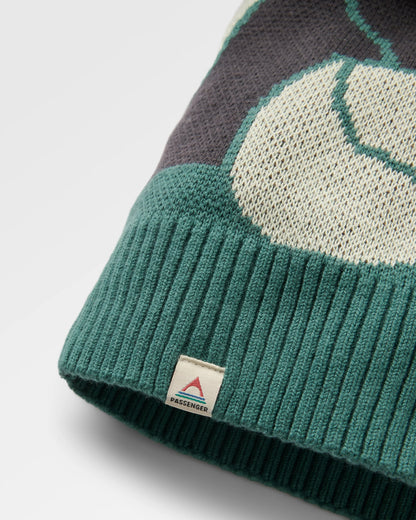 Hornbeam Knitted Jumper - Deep Ocean - Flatlay