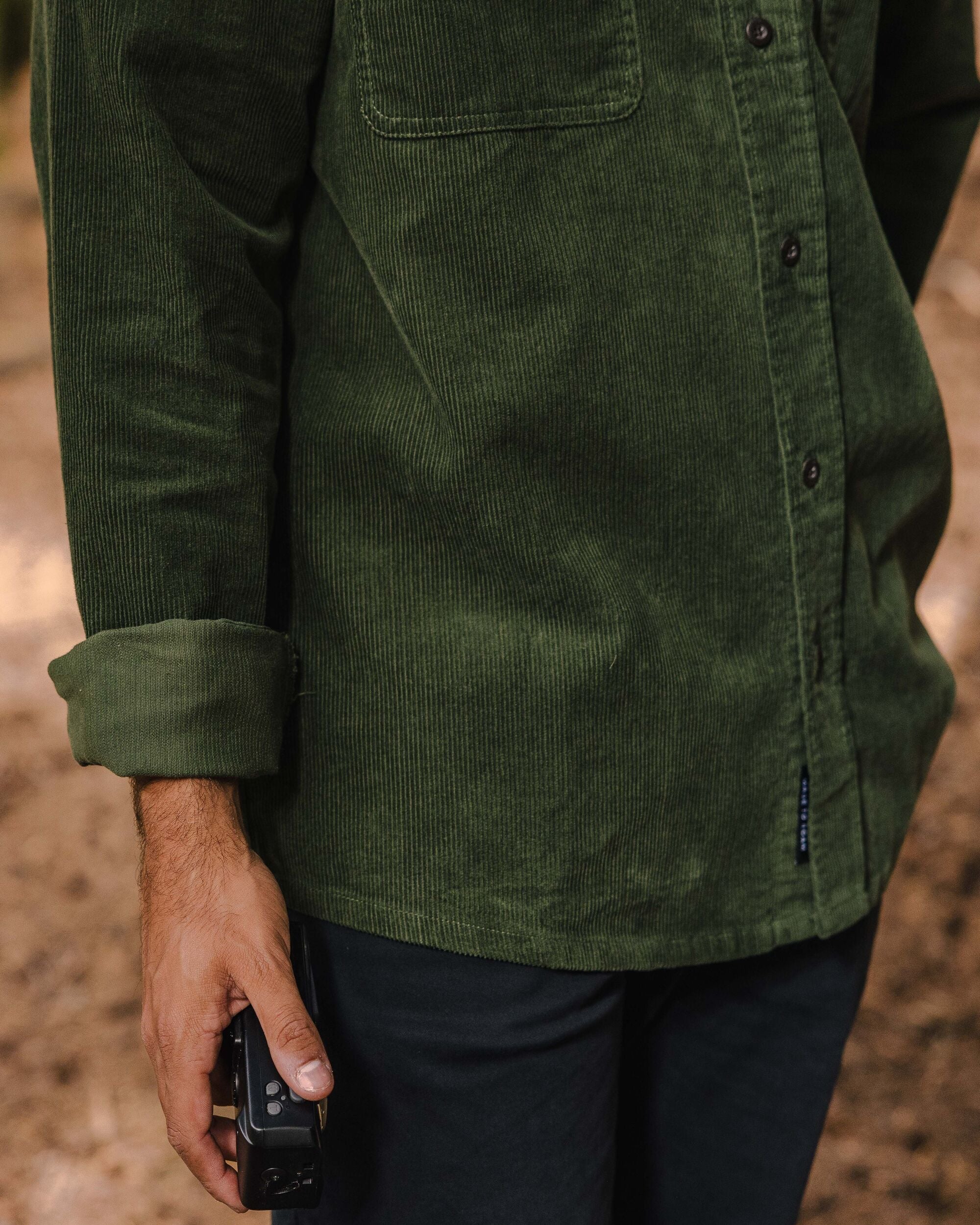 Backcountry Cord Shirt - Fir Tree - Lifestyle