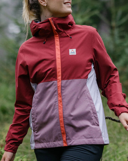 Rainstorm Recycled Waterproof Jacket - Forest Berry/Berry