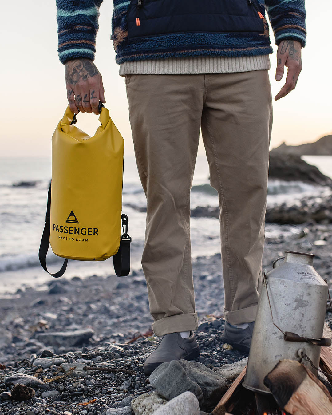 Tide 10L Recycled Dry Bag - Dandelion Yellow