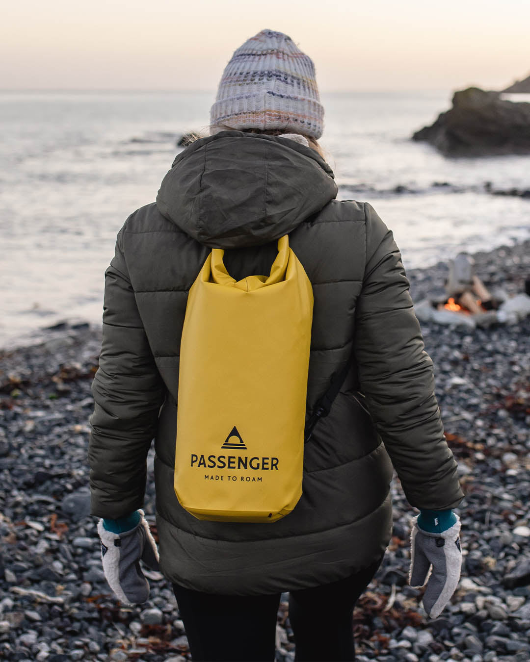 Tide 10L Recycled Dry Bag - Dandelion Yellow