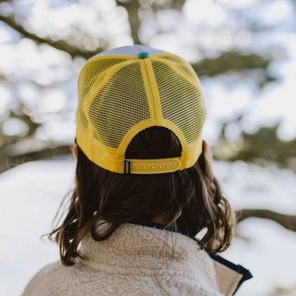 Womens_Land & Sea Snapback Trucker Cap - Sea Foam Green