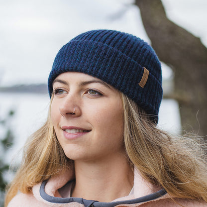 Womens_Compass Beanie - Blue Nights