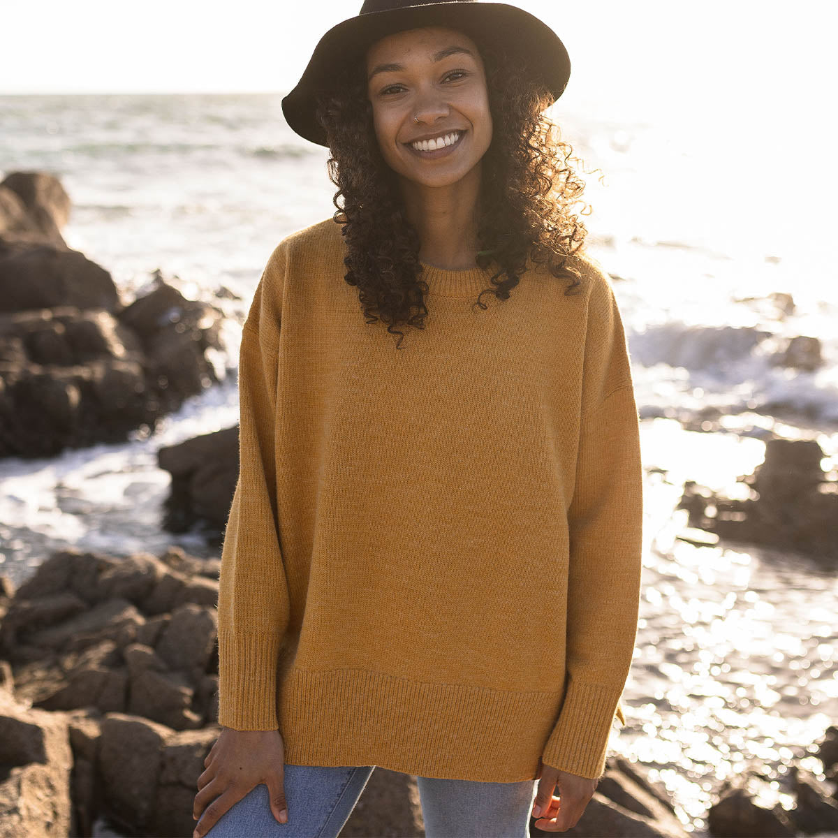 West Coast Knitwear - Ochre Yellow