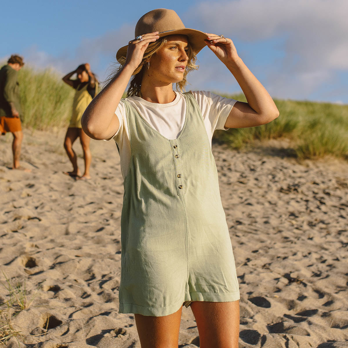 Fun Days Playsuit - Sage