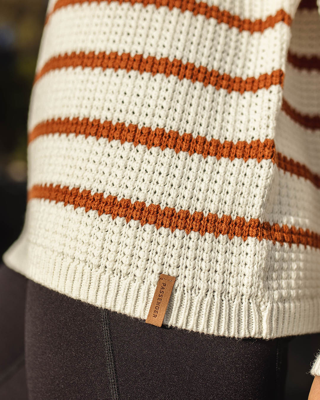 Lakewood Organic Cotton Jumper - Glazed Ginger Stripe