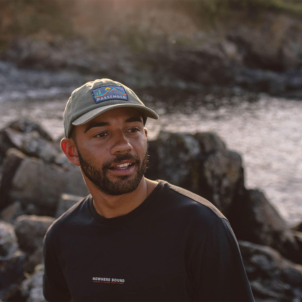 Tristate Recycled Cotton Snapback Cap - Leaf Green