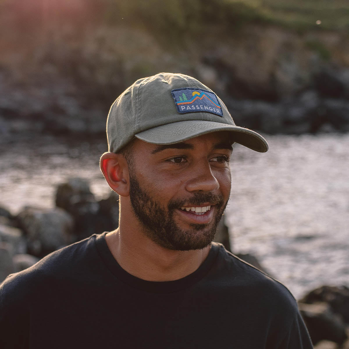 Tristate Recycled Cotton Snapback Cap - Leaf Green