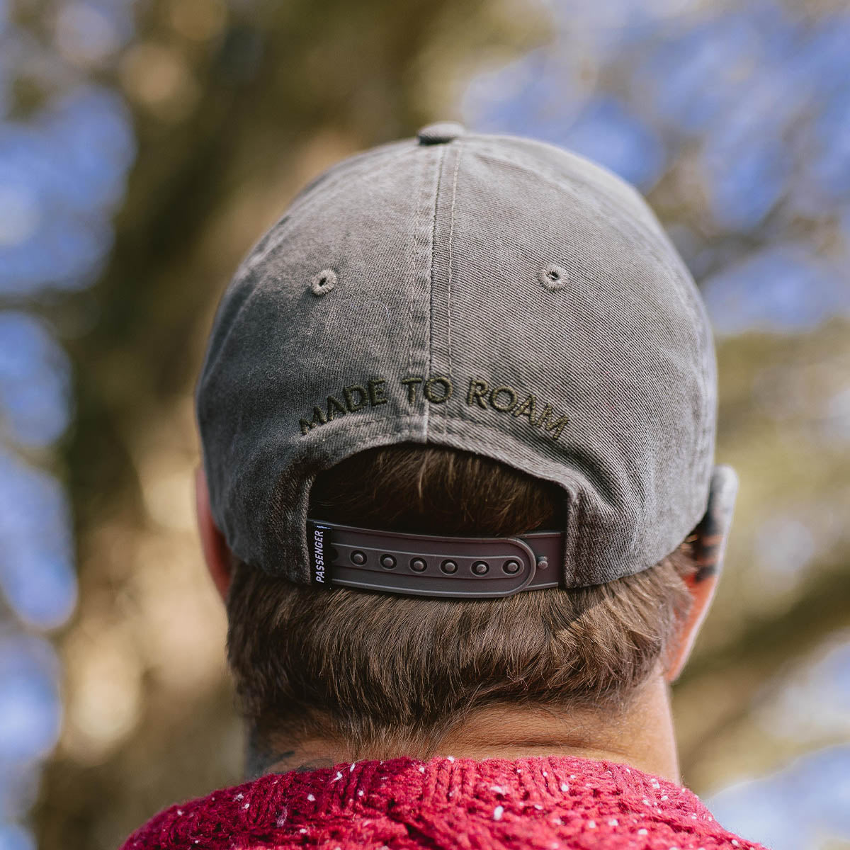 Male_Hazy Recycled Cotton Snapback Cap - Faded Black