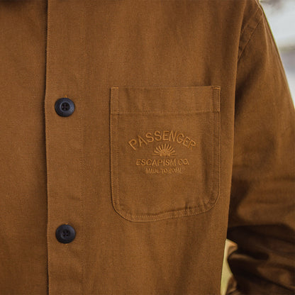 Forage Hemp Overshirt - Rubber