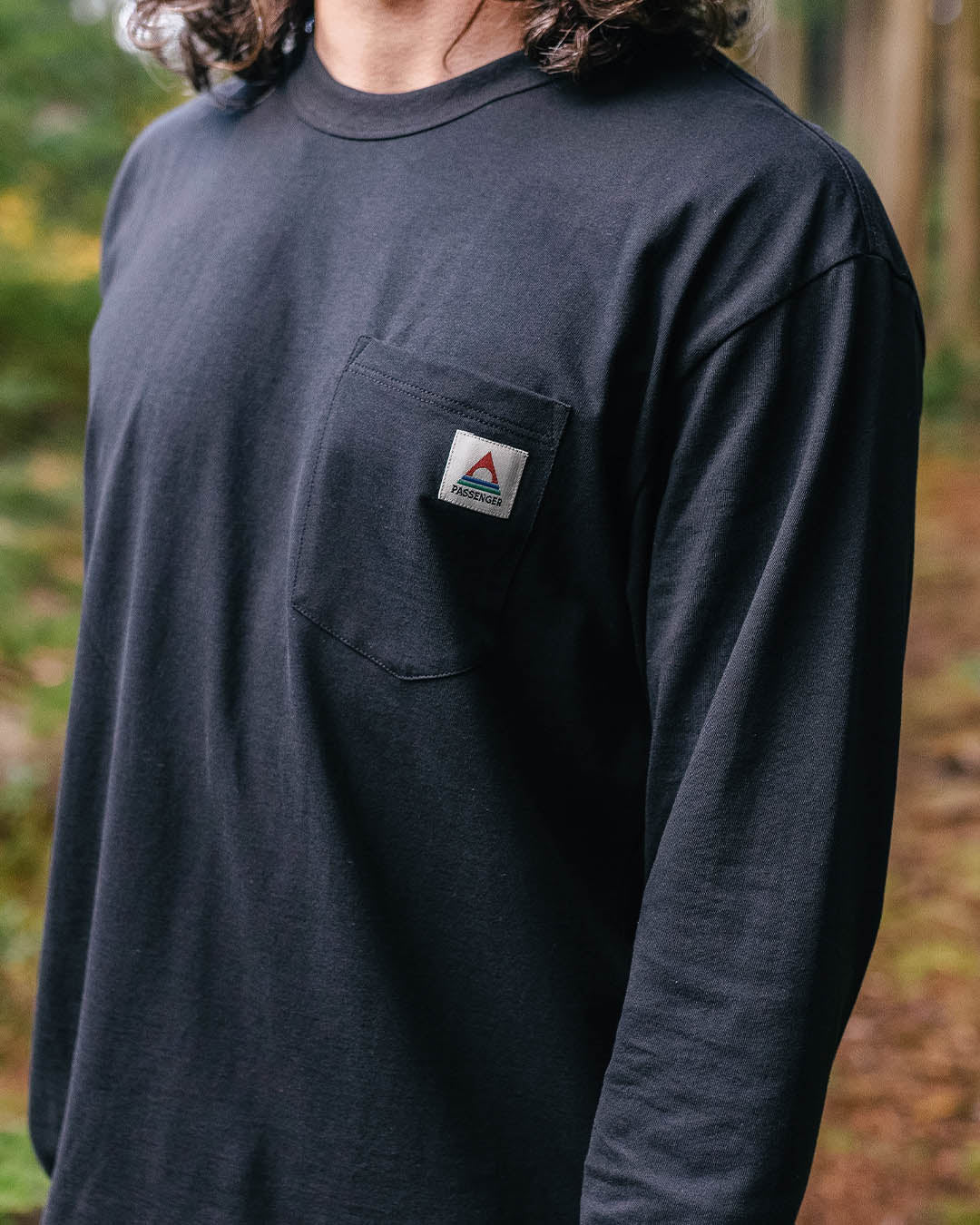 Heritage Recycled Cotton Ls T-Shirt - Black