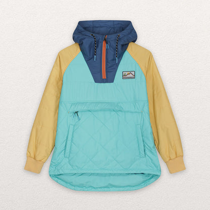 Ocean Insulated 1/2 Zip Jacket - Blue Turquoise