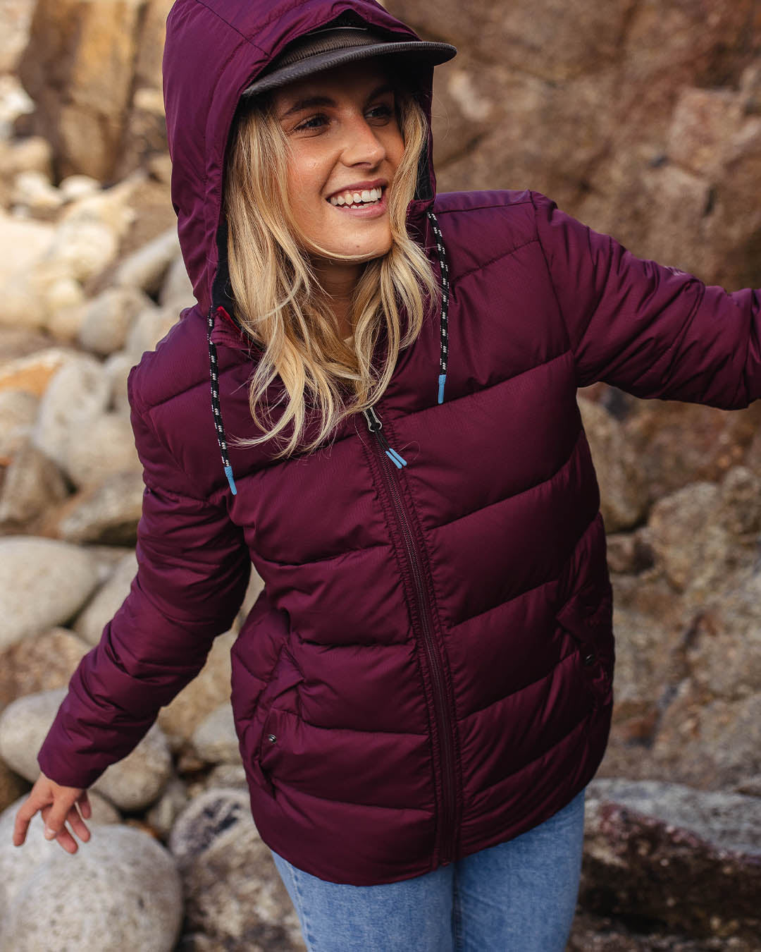 Parks Recycled Insulated Jacket - Windsor Wine