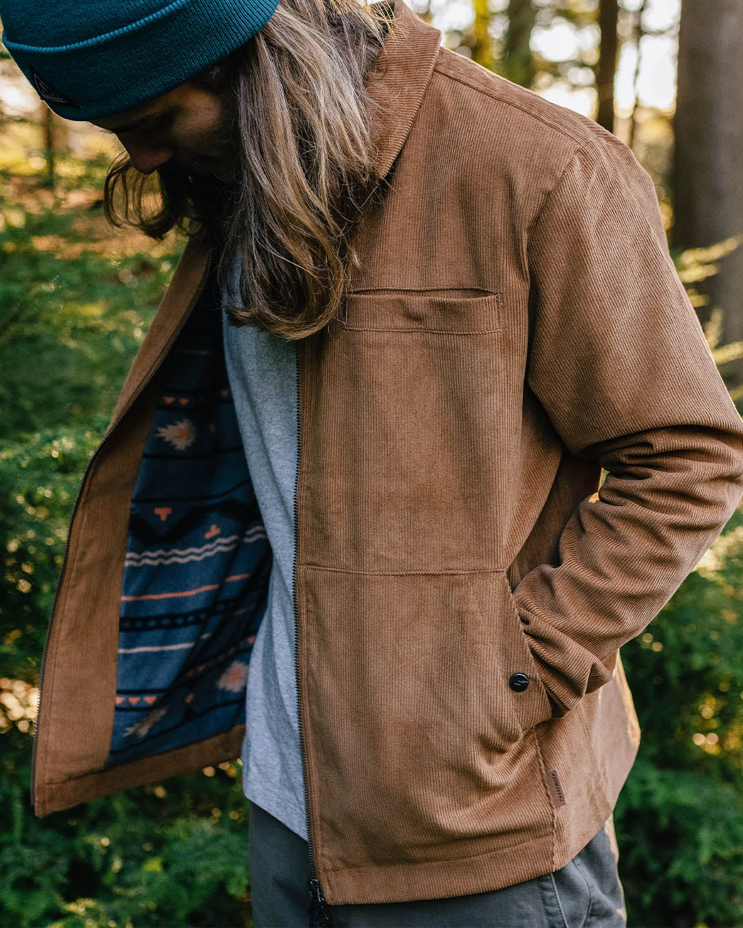 Alder Cord Jacket - Coconut