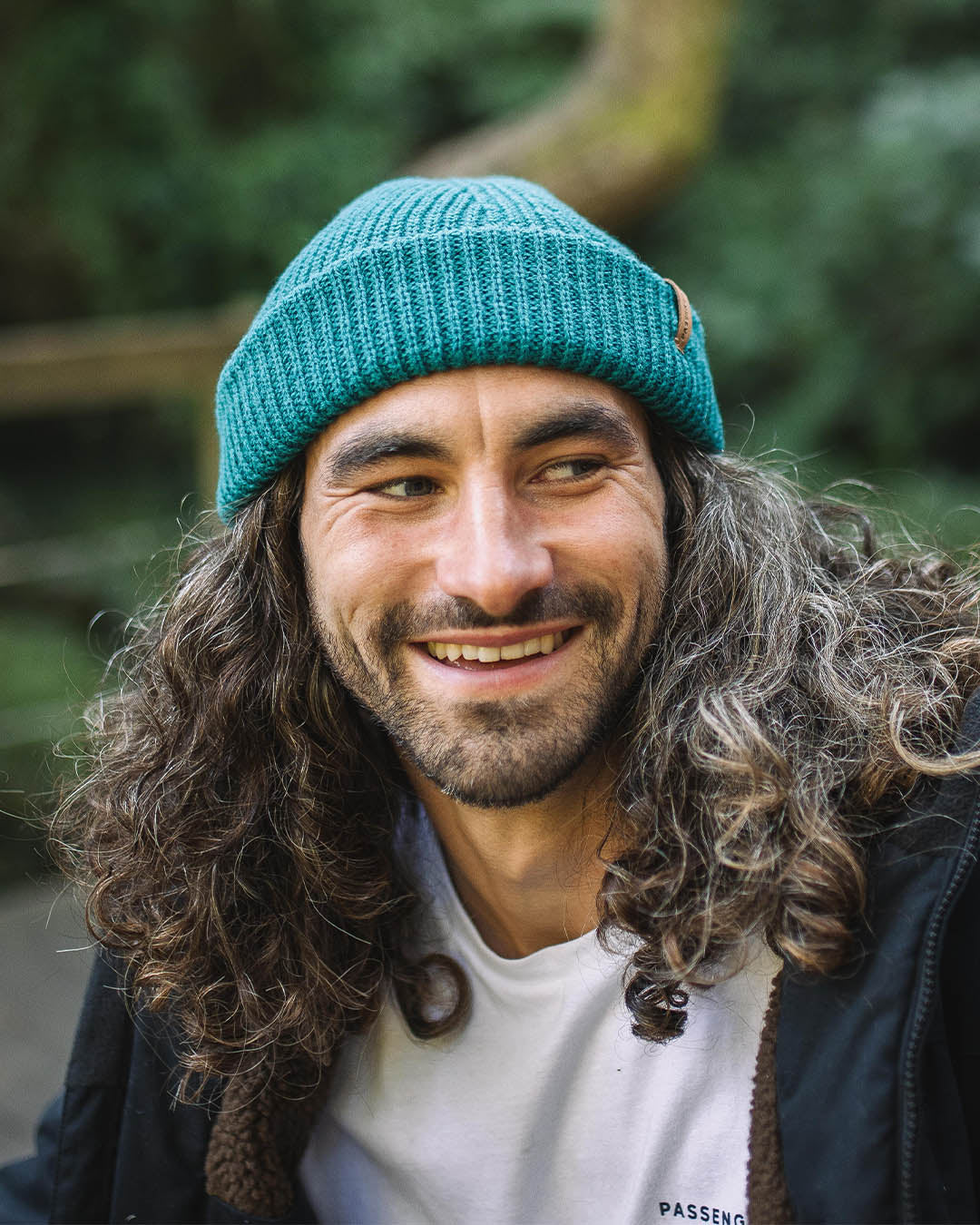 Male_Compass Recycled Acrylic Beanie - Shaded Spruce