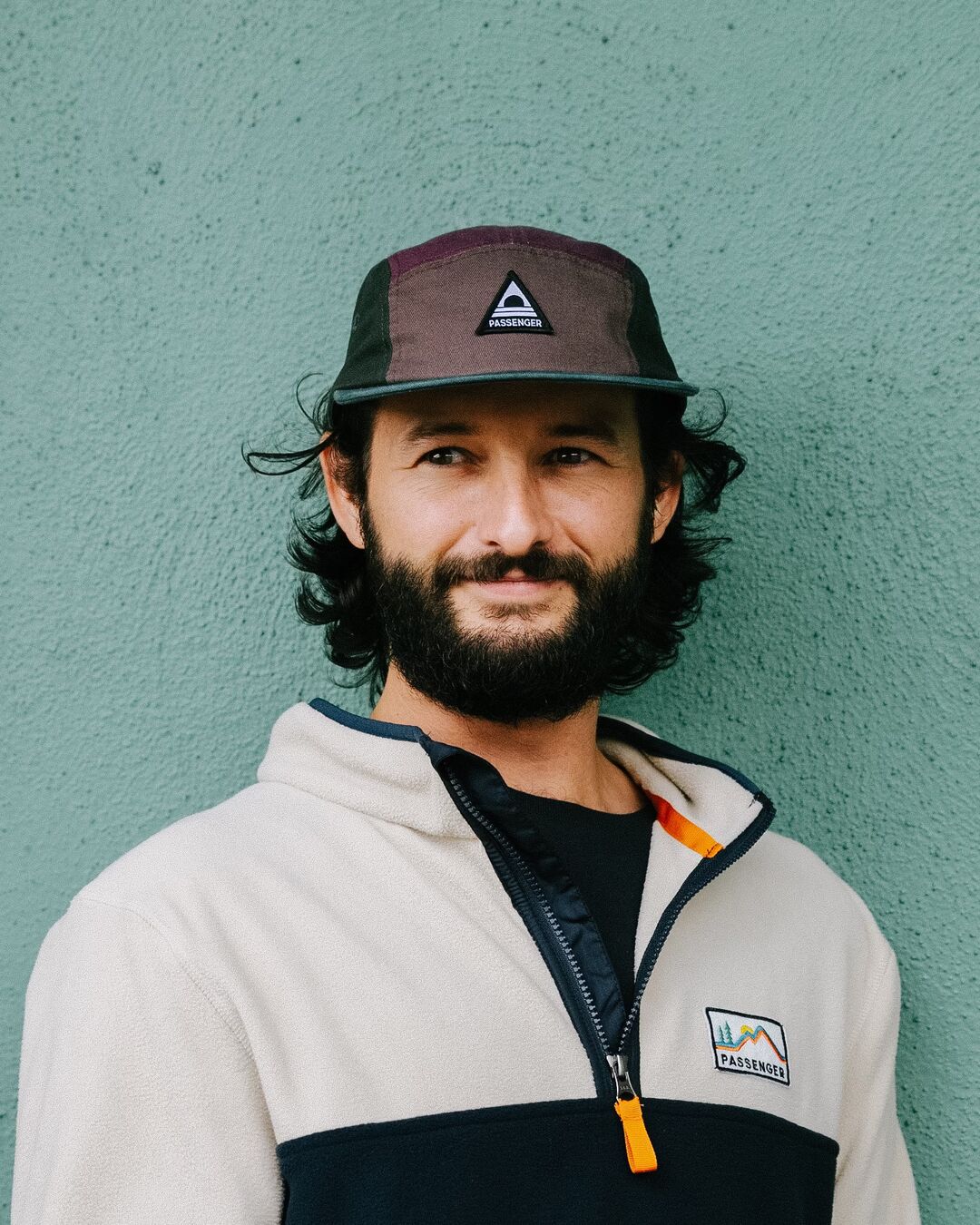 Fixie Recycled 5 Panel Cap - Grape Multi - Lifestyle - Male