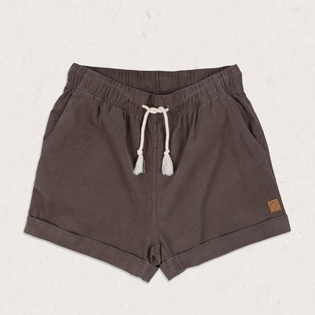 Santosa Recycled Cord Shorts - Mushroom