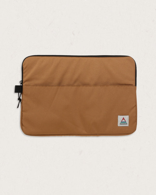 On-The-Go Recycled Laptop Sleeve - Golden Brown