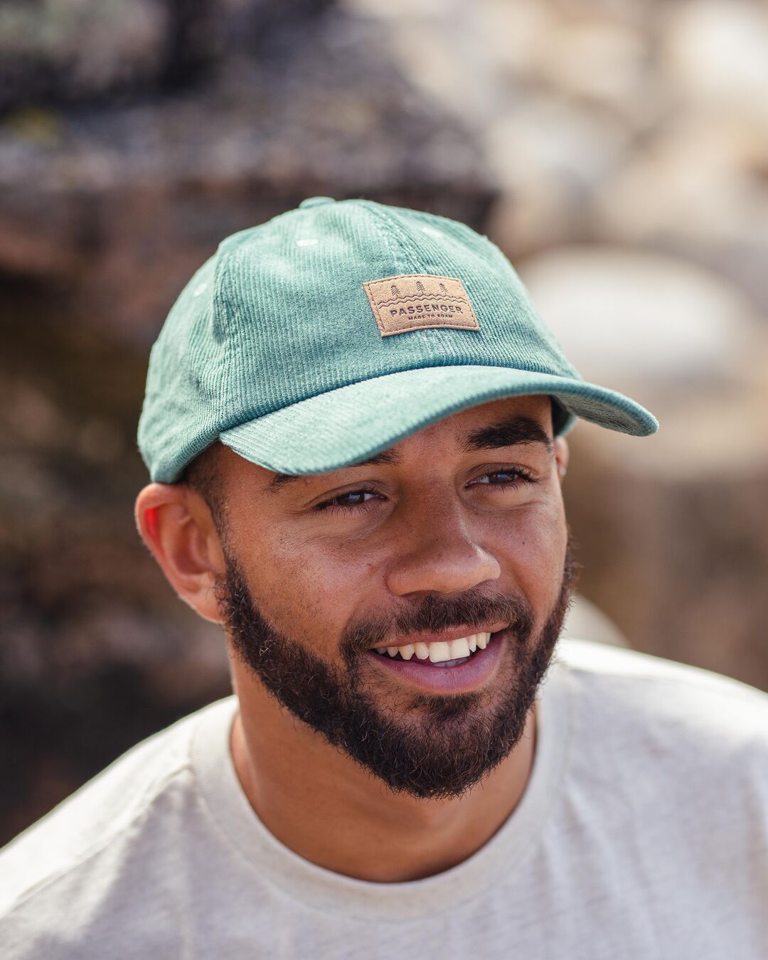 Male_Canopy Recycled Cord Snapback Cap - Deep Sea