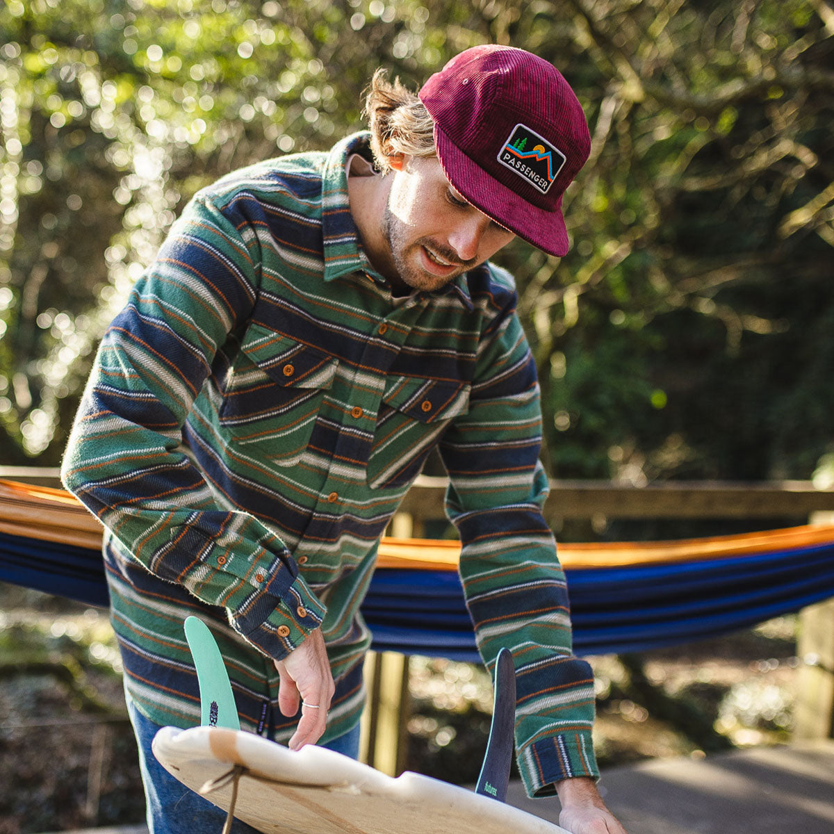 Male_Downtime Cord Cap - Russet