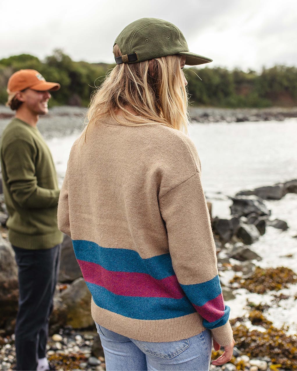 Bay Recycled Knit Jumper - Sand